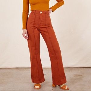 Big Bud Press Petite Western Pants Size XS burnt terracotta